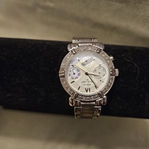 Anne Klein Genuine Diamond White Mother of Pearl Watch